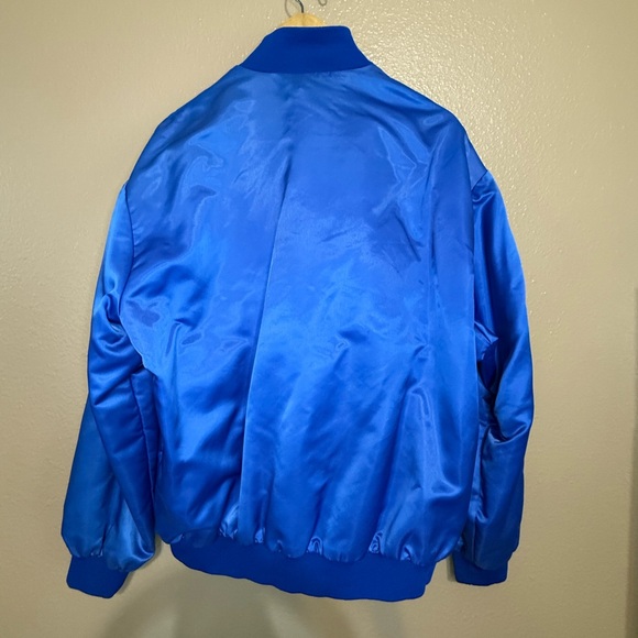 Funny Vintage Members Satin Jacket Jack Jill Square Dance Club Blue Size Large - Picture 6 of 9